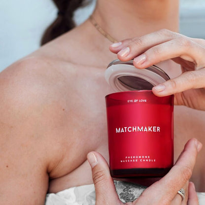 EYE OF LOVE Matchmaker Red Diamond – Vela De Masaje Aromática Para Experiencia Sensorial Elegante