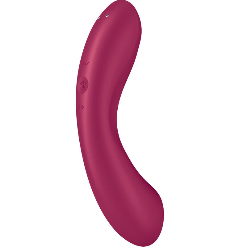 SATISFYER - CURVE TRINITY 1 AIR PULSE VIBRATION GRAY