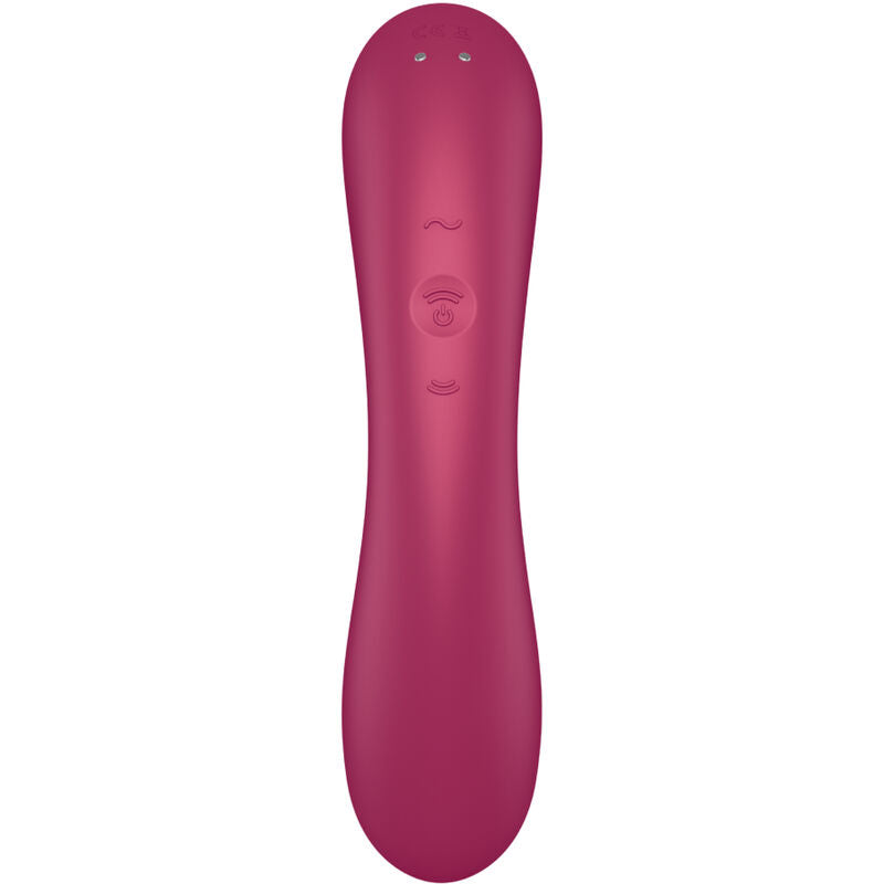 SATISFYER - CURVE TRINITY 1 AIR PULSE VIBRATION GRAY