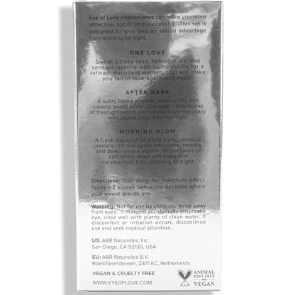 EYE OF LOVE Set De Perfumes EOL PHR 10 ML – Fragancias Cautivadoras Con Feromonas Para Bienestar Personal