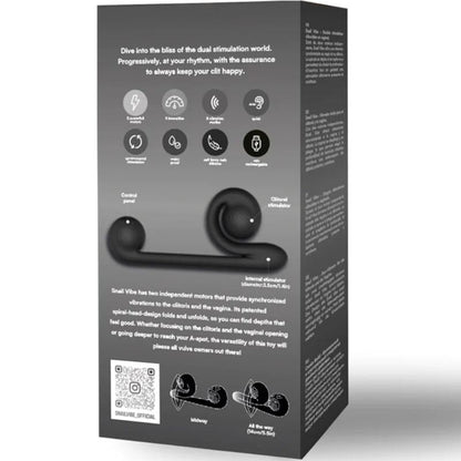 Comprar SNAIL VIBE Vibrador Multiacción Negro – Diseño Recargable Para Experiencia Sensorial Inigualable-Noxtic