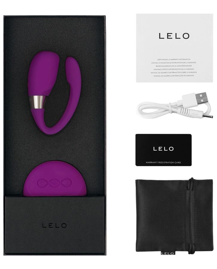 LELO Insignia Tiani 3 Morado – Masajeador Para Parejas Con Doble Potencia De Vibración