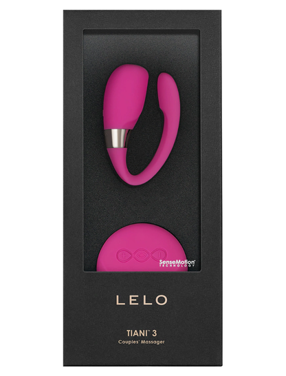 LELO Insignia Tiani 3 Fucsia – Masajeador Para Parejas Con Doble Potencia De Vibración