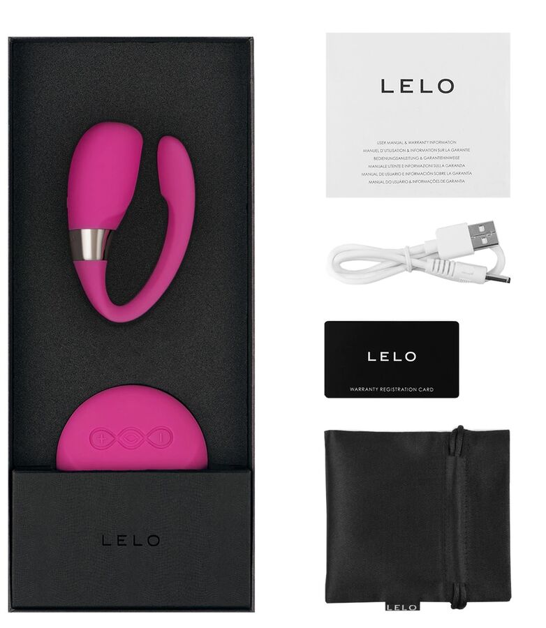 LELO Insignia Tiani 3 Fucsia – Masajeador Para Parejas Con Doble Potencia De Vibración