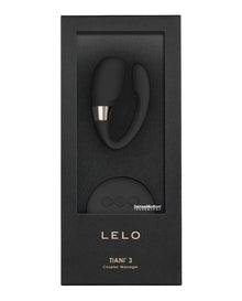 LELO Insignia Tiani 3 Negro – Masajeador Para Parejas Con Doble Potencia De Vibración