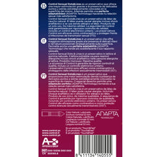 CONTROL Sensual Dots and Lines 12 pezzi – Preservativi in lattice naturale con design strutturato per un piacere migliorato