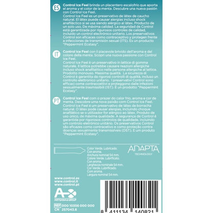 Comprar CONTROL Ice Feel Preservativos Efecto Frío – Frescura Innovadora Para Momentos Inolvidables-PRESERVATIVOS-Noxtic