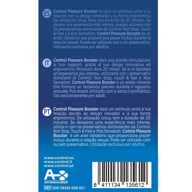 Comprar CONTROL Pleasure Vibes Anillo Vibrador – Diseño Ergonómico Para Mayor Intimidad-Noxtic