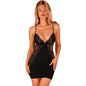 Comprar OBSESSIVE Maderris Chemise y Tanga XS/S – Lencería Elegante Con Diseño Atemporal Para Mayor Confianza-Noxtic