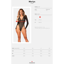 Comprar OBSESSIVE Merlys Teddy XS/S – Lencería Elegante Con Diseño Sensual Para Mayor Comodidad-Noxtic