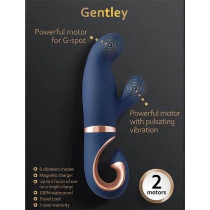 Comprar G-VIBE Gentley G-Spot Vibe Azul Caribe – Vibrador Con Diseño Exclusivo Para Placer Intenso-Noxtic