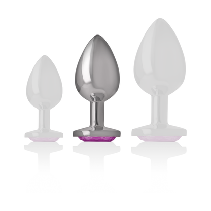 Comprar INTENSE Plug Anal Metal Aluminio Corazón Rosa Talla M – Diseño Elegante Para Una Experiencia Sensorial Única-Noxtic