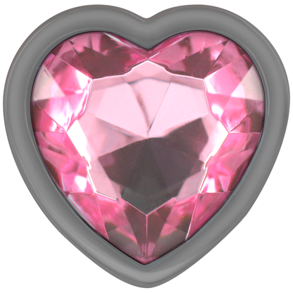 Comprar INTENSE Plug Anal Metal Aluminio Corazón Rosa Talla M – Diseño Elegante Para Una Experiencia Sensorial Única-Noxtic