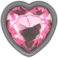 Comprar INTENSE Plug Anal Metal Aluminio Corazón Rosa Talla M – Diseño Elegante Para Una Experiencia Sensorial Única-Noxtic