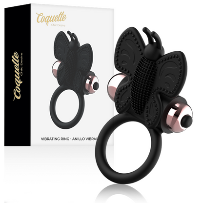 Comprar Coquette Chic Desire Anillo Vibrador Mariposa – Estimulador Portátil Con Potentes Vibraciones-Noxtic