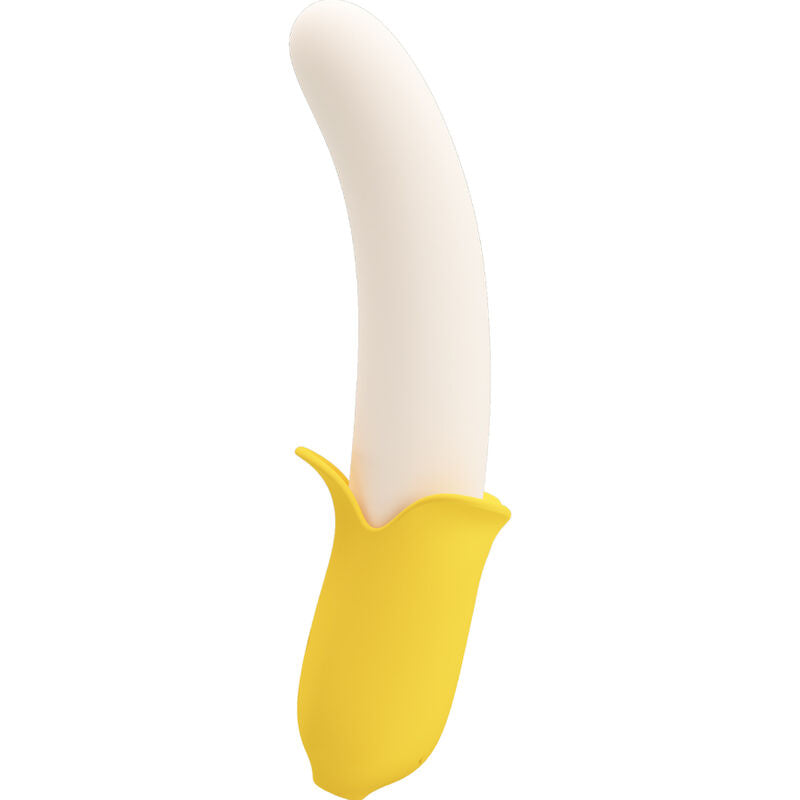 PRETTY LOVE - BANANA GEEK SUPER POWER 7 VIBRATIONS UP &amp; DOWN SILICONE BLACK