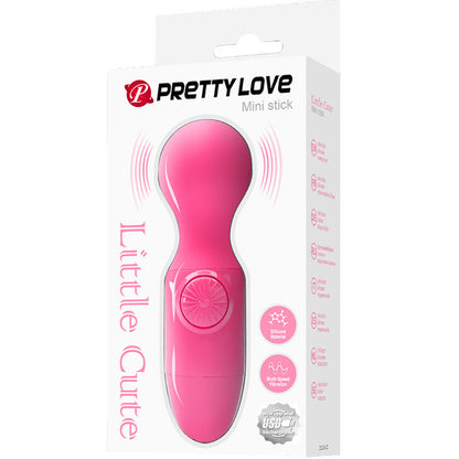 Pretty Love Mini Masajeador Personal Magenta – Masajeador Compacto Con Potente Experiencia De Vibración