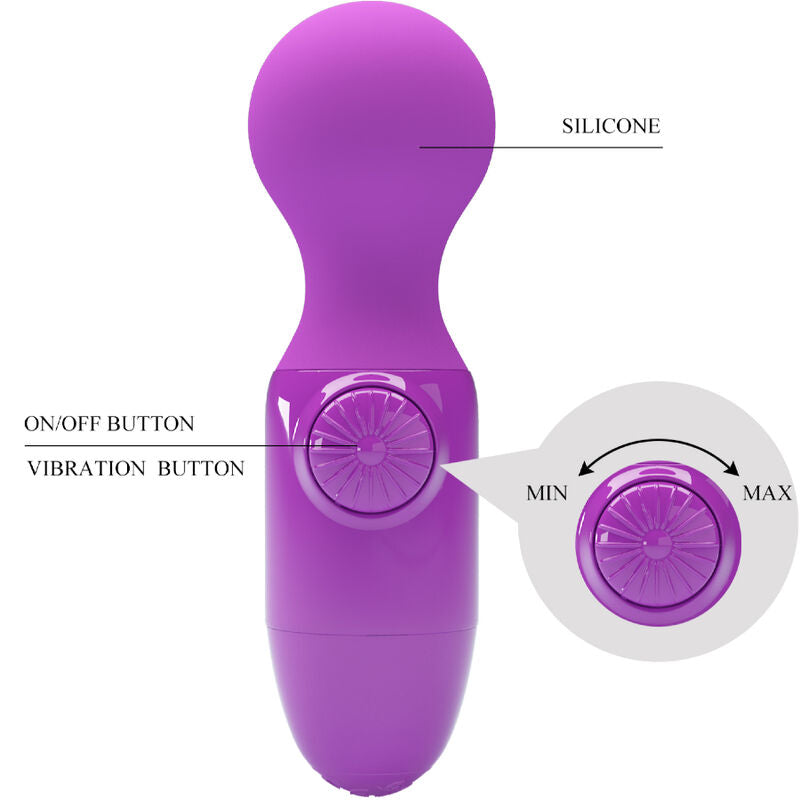 Comprar Pretty Love Mini Masajeador Personal Morado – Compacto Con Potente Estimulación Para Placer Diario-Noxtic