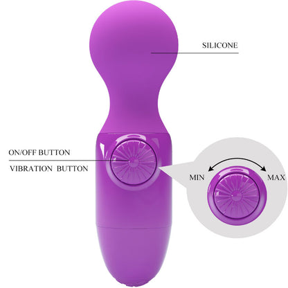 Comprar Pretty Love Mini Masajeador Personal Morado – Compacto Con Potente Estimulación Para Placer Diario-Noxtic