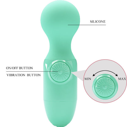 Comprar Pretty Love Mini Masajeador Personal Verde – Diseño Ergonómico Para Placer Intimo-Noxtic