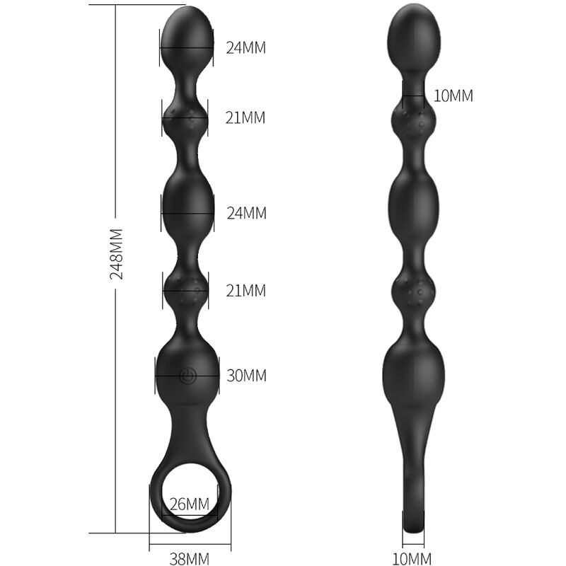 Comprar Pretty Love Van Bolas Anales – Juguete Recargable Con 10 Vibraciones Para Estimulación Intensa-Noxtic