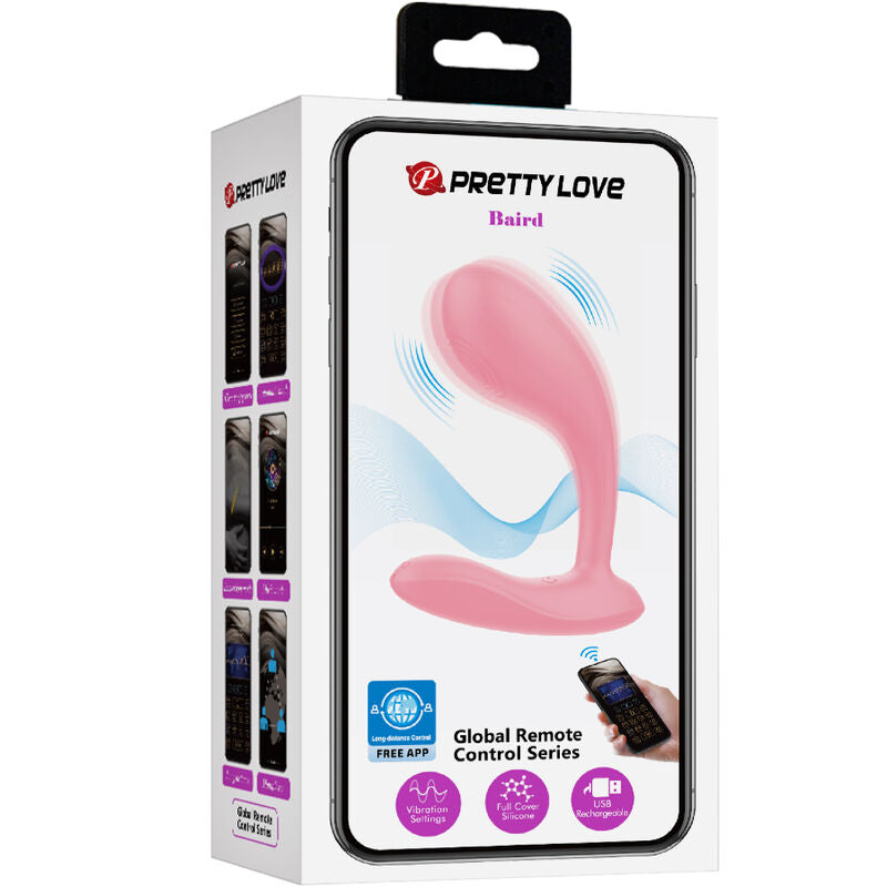 Pretty Love Baird G-Spot Rosa – Vibrador Recargable Con Diseño Ergonómico Y 12 Modos De Vibración