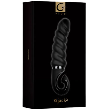 G-VIBE G-Jack 2 Nero – Dildo vibrante con materiale Bioskin per una sensazione realistica