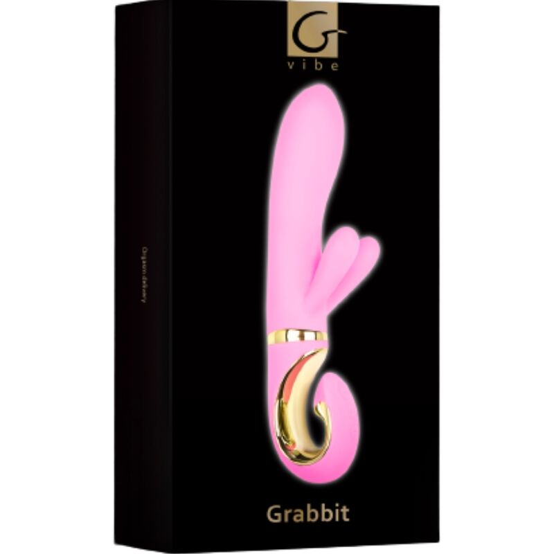 G-VIBE G-Rabbit Pink – Vibratore con design ergonomico e tre motori per una stimolazione potente