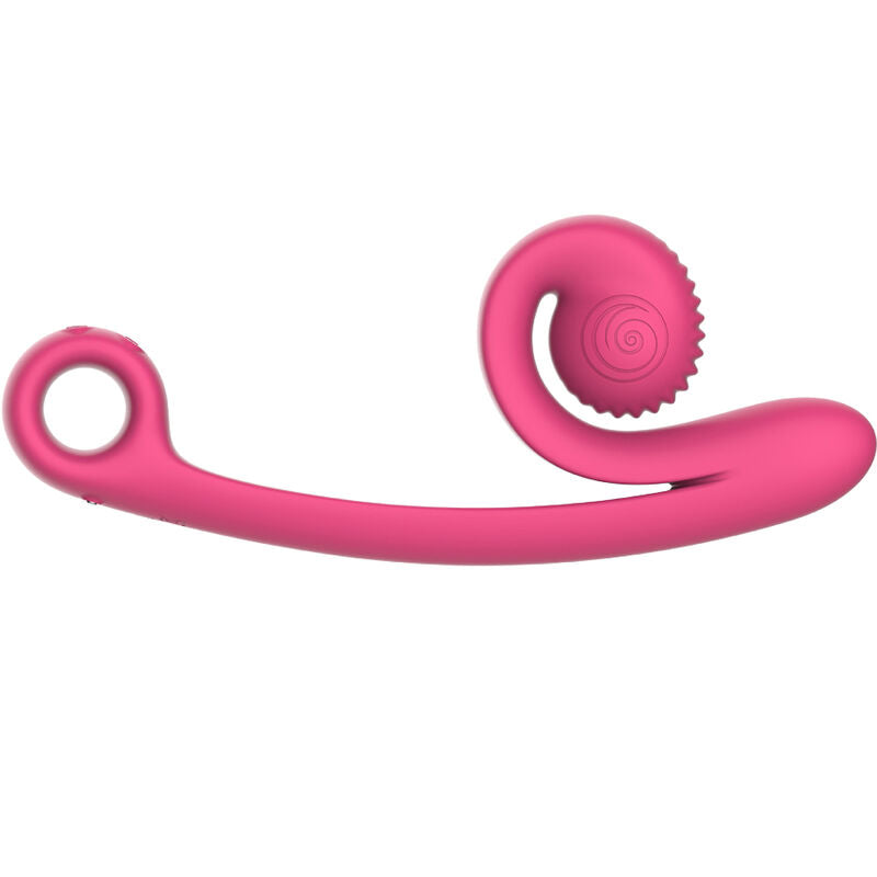 Vibratore SNAIL VIBE Curve Arancione – Vibratore ricaricabile con silicone medico ipoallergenico