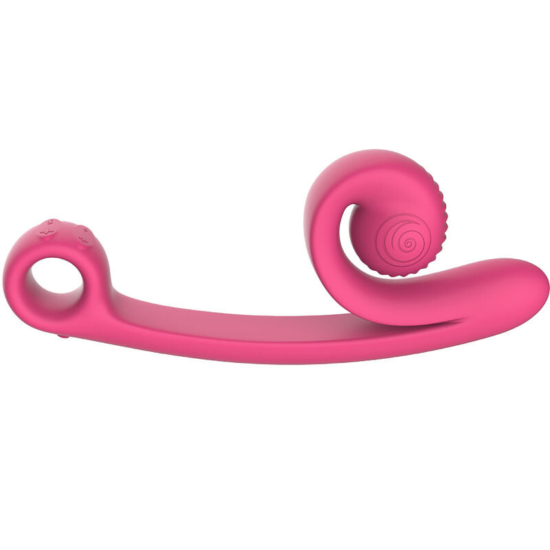 Vibratore SNAIL VIBE Curve Arancione – Vibratore ricaricabile con silicone medico ipoallergenico