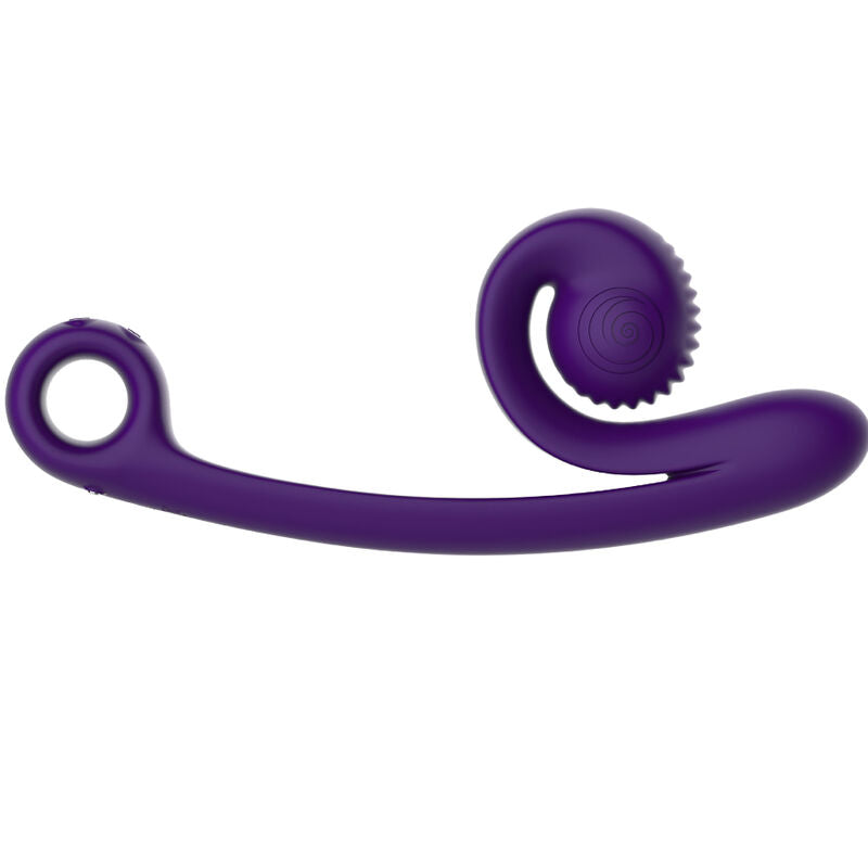 Vibratore SNAIL VIBE Curve Arancione – Vibratore ricaricabile con silicone medico ipoallergenico