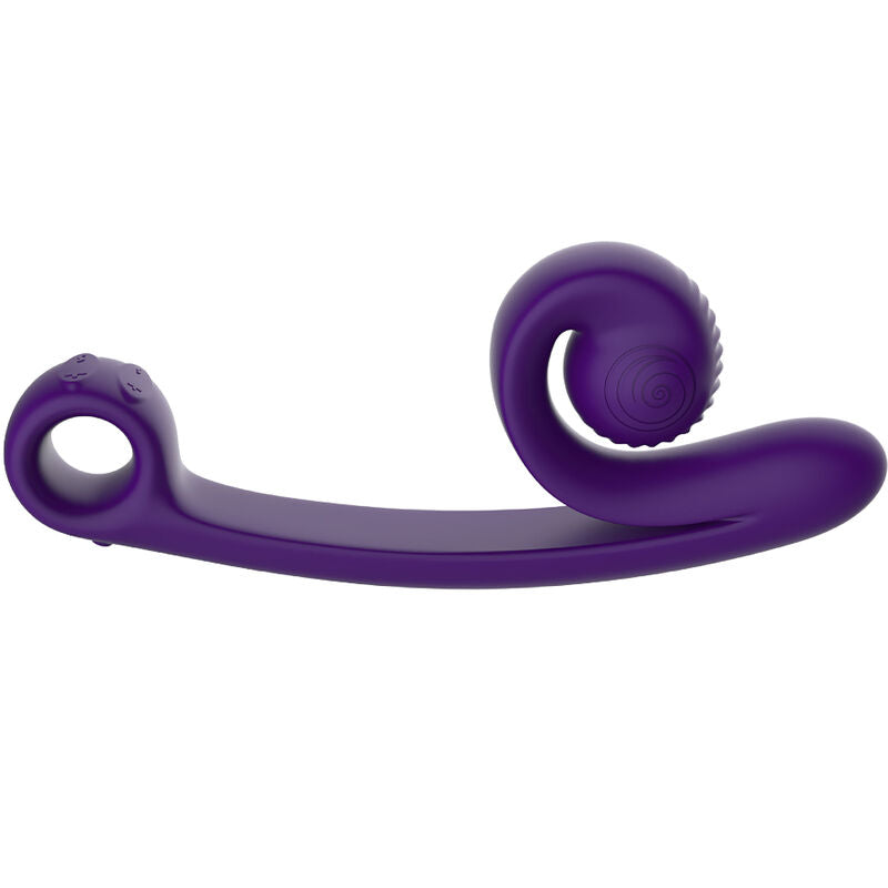 Vibratore SNAIL VIBE Curve Arancione – Vibratore ricaricabile con silicone medico ipoallergenico