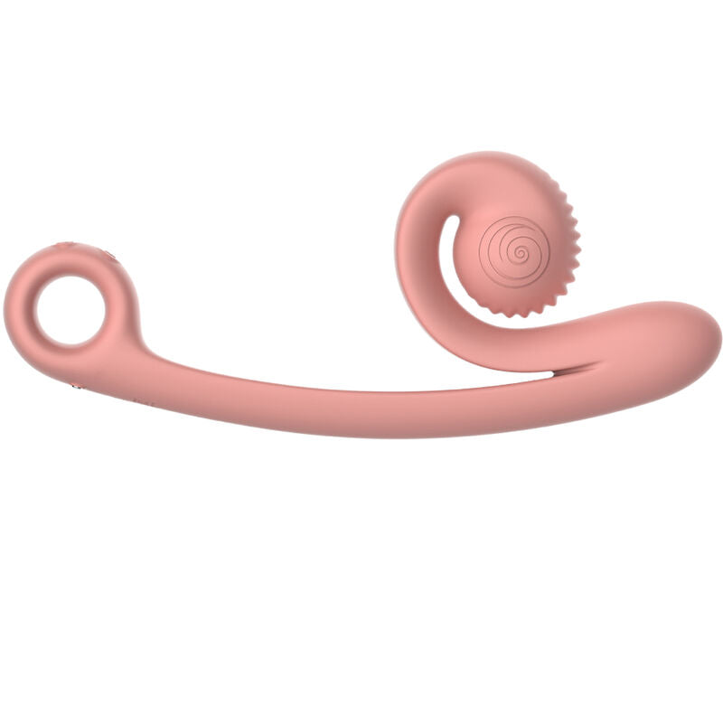 Vibratore SNAIL VIBE Curve Arancione – Vibratore ricaricabile con silicone medico ipoallergenico