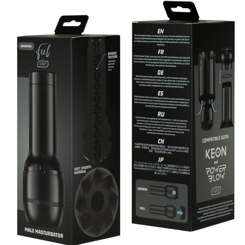 KIIROO Feel Stroker – Juguete Ergonómico Para Una Experiencia Sensorial Única