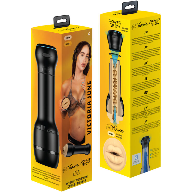 Comprar KIIROO PowerBlow Y Feel Victoria June Combo Set – Innovadora Tecnología De Succión Para Placer Personalizado-Noxtic