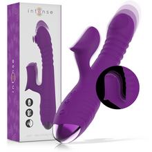 Comprar INTENSE IGGY Vibrador Multifunción Morado – Estimulador Recargable Con Movimiento Realista-Noxtic