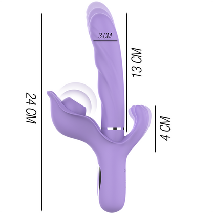 Comprar INTENSE Billie Vibrador Multifunción – Diseño Elegante Con Función De Succión Recargable-Noxtic