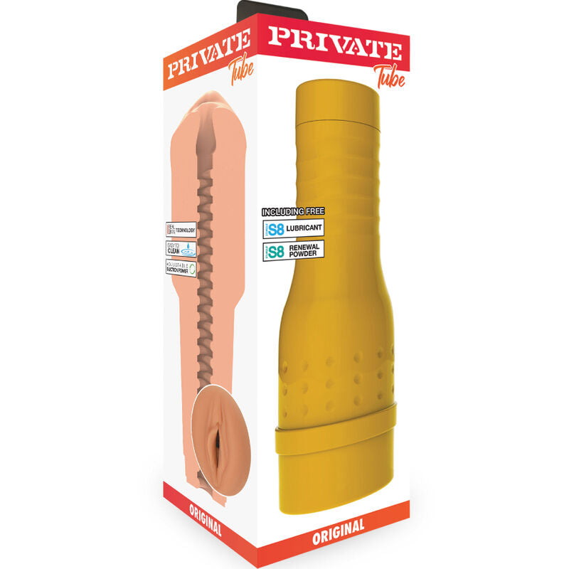 Comprar PRIVATE Masturbador Original Tube Natural – Textura Realista Con Diseño Ergonómico-Noxtic