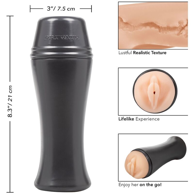 Comprar PRIVATE Femme Fatale To Go – Masturbador Compacto Para Placer Discreto En Cualquier Lugar-Noxtic