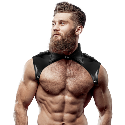 Comprar Fetish Submissive Attitude Arnés Brigade Ajustable Ecopiel – Diseño Elegante Para Confort y Estilo Masculino-Noxtic