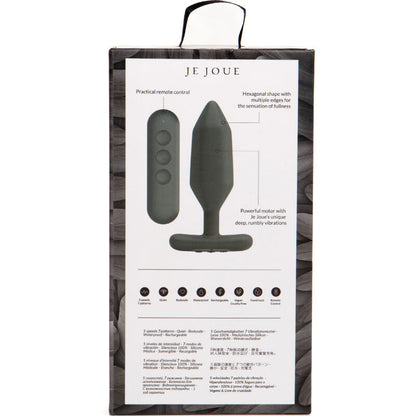 Comprar JE JOUE Onyx Plug Anal – Vibrador Con Diseño Ergonómico Para Estimulación Sensorial-Noxtic