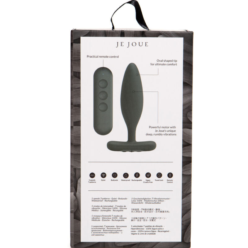 Comprar JE JOUE Vesta Plug Anal Negro – Diseño Elegante Para Exploración Confortable-Noxtic
