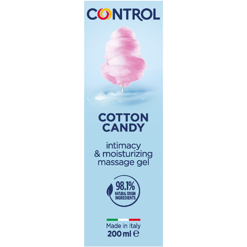 Comprar CONTROL Masaje Gel 3 en 1 Algodón de Azúcar 200 ML – Gel Ultrasensorial Con Aroma Dulce Para Momentos Especiales-Noxtic