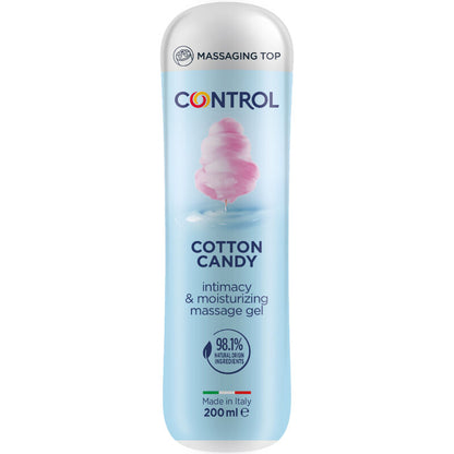 Comprar CONTROL Masaje Gel 3 en 1 Algodón de Azúcar 200 ML – Gel Ultrasensorial Con Aroma Dulce Para Momentos Especiales-Noxtic