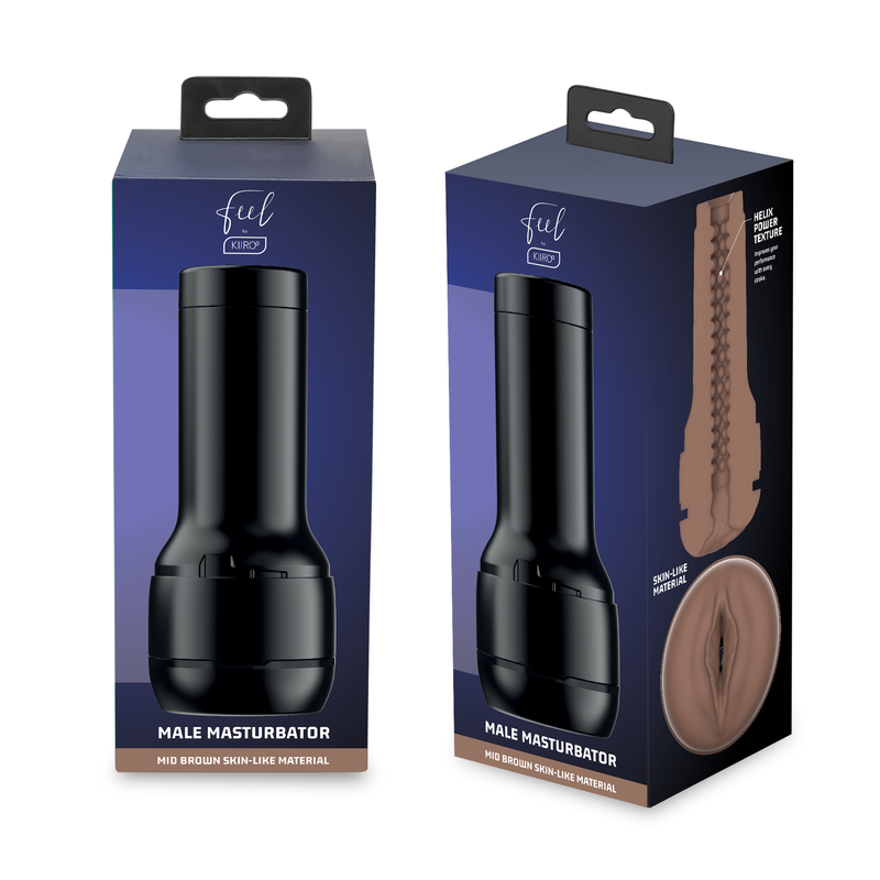 Comprar KIIROO Feel Stroker Marrón – Estimulador Con Diseño Innovador Para Placer Personal-Noxtic