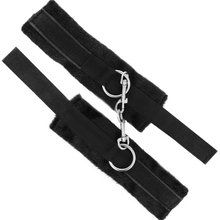 INTENSE Fetish Set Erótico – Set Con Esposas Antifaz Y Plumero De Cuero Vegano