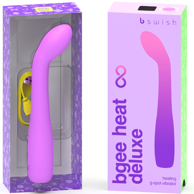 B SWISH BGEE Heat Infinite Deluxe – Vibrador Recargable De Silicona Con Diseño Elegante