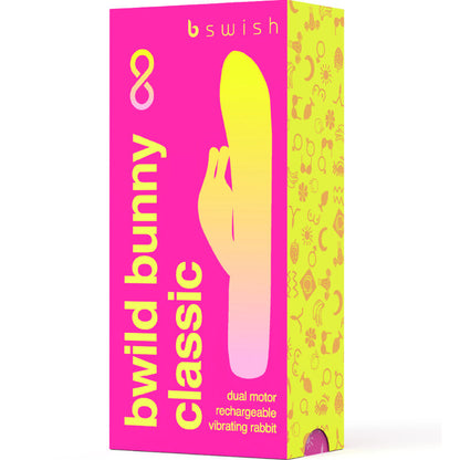 B SWISH Bwild Bunny Infinite Classic – Vibrador Recargable Con Doble Motor Y Ocho Niveles De Intensidad