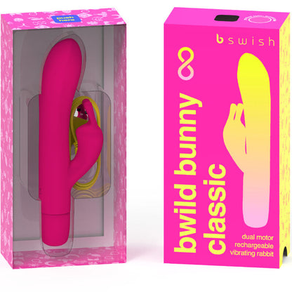 B SWISH Bwild Bunny Infinite Classic – Vibrador Recargable Con Doble Motor Y Ocho Niveles De Intensidad