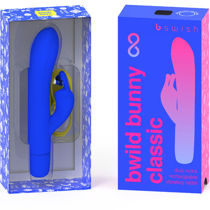 B SWISH Bwild Bunny Infinite Classic – Vibrador Recargable De Silicona Con Diseño Ergonómico